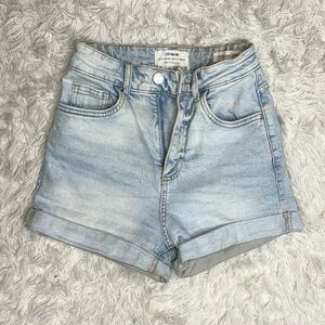 Light Blue Denim Women's Shorts